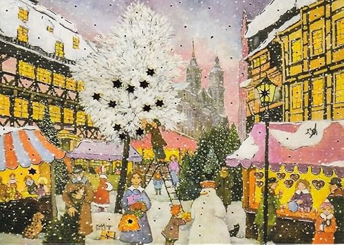 chemstickattack 10 Nostalgische Weihnachtspostkarten Göttingen von chemstickattack