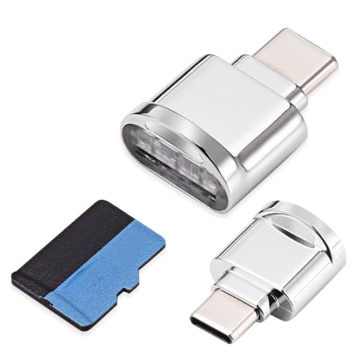 CY 2 Stück USB Typ C USB-C auf Micro SD SDXC TF Kartenleser Adapter für Laptop Handy (2 Stück/Set) von chenyang