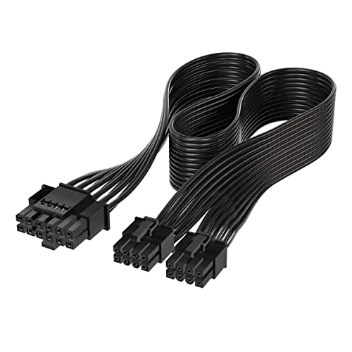 CY ATX3.0 PCIe 5.0 12VHPWR Power Modular Cable to Dual ATX 8Pin for 3080 3090TI PSU 16Pin 12Pin+4Pin Grafikkarte von chenyang