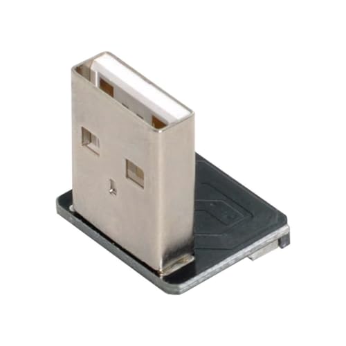 CY CYFPV USB 2.0 Stecker 90 Grad nach unten abgewinkelter Flacher Stecker unterstützt 480Mbit/s Datenübertragung 5V Aufladung für Flachbandkabel, Raspberry Pi, GoPro, Drohne, Kamera, Gimbal von chenyang