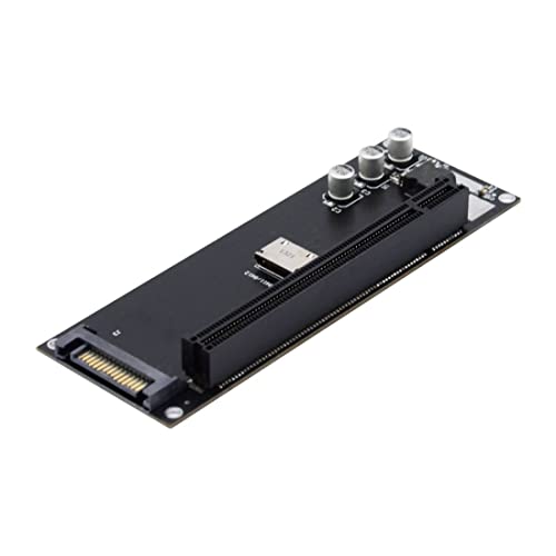 chenyang CY PCIe auf SFF-8611 Adapter,Oculink SFF-8612 SFF-8611 auf PCIe PCI-Express 16x 4x Adapter mit SATA Power Port für Mainboard Grafikkarte von chenyang