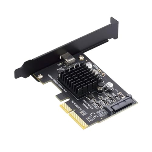 CY PCIe auf USB C Adapter,USB 3.2 Gen2 Typ-C auf PCI-E 4X Express Card Adapter für Motherboard 20Gbps von chenyang