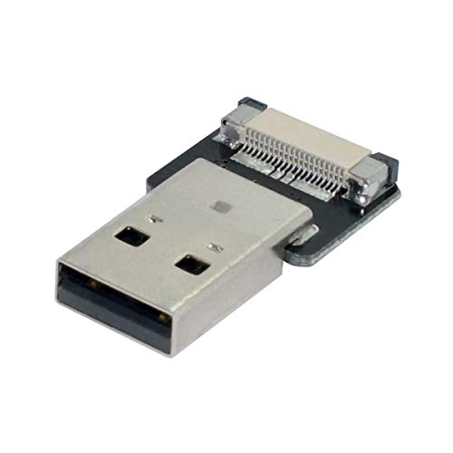 CY USB 2.0 Flachstecker Stecker unterstützt 480Mbit/s Datenübertragung 5V Aufladung für Flachbandkabel, Raspberry Pi, GoPro, Drohne, Kamera, Gimbal von chenyang
