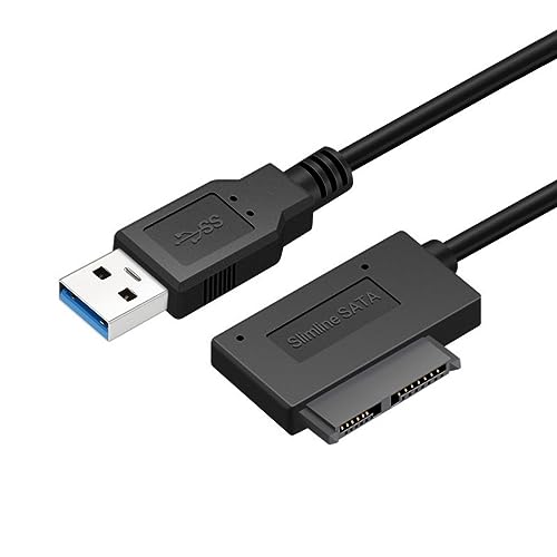 CY USB 3.0 auf 7+6 13-poliges Slimline SATA-Kabel-Adapter für Laptop, CD, DVD, Rom optisches Laufwerk von chenyang