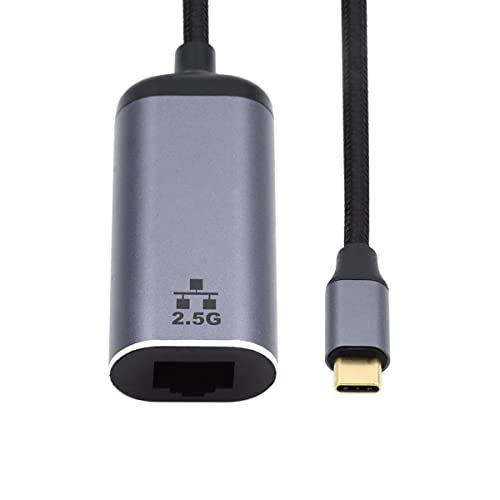 CY USB C auf 2.5Gbps Ethernet Adapter,USB 3.1 Typ C auf RJ45 2500Mbps GBE Gigabit Ethernet Netzwerk LAN Kabel Adapter für Laptop von chenyang