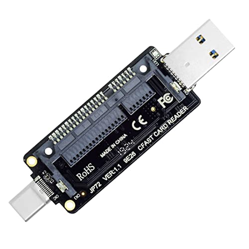 ChenYang CFast Kartenleser,USB 3.0 3.1 Type A ＆ Type C-Stecker auf CFast 2.0 Karte PCBA Adapter CFast Kartenleser für Desktop Laptop von chenyang