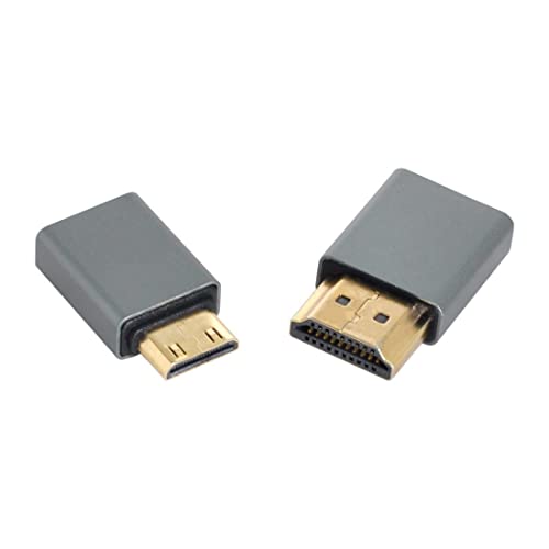 ChenYang CY Micro HDMI Buchse auf Mini HDMI Stecker & HDMI Stecker 1.4 kompatibler Adapter 4K@60Hz 2pcs/Set von chenyang