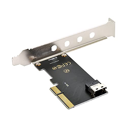 ChenYang CY PCI-E Express 3.0 4X auf SFF-8639 U.2 U2 Kit auf SFF-8654 Slimline SAS NVME PCIe SSD Adapter für Mainboard. von chenyang