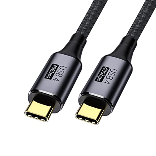 ChenYang CY USB-C auf USB-C USB4 Kabel 40 Gbit/s mit 100W Aufladung UHD 8K 5K 4K@60Hz USB4.0 Kompatibel mit Thunderbolt3/4 0.8M von chenyang