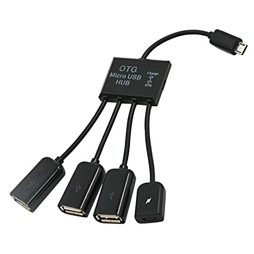 Chenyang Micro USB Host OTG 3 Port Hub Adapter Kabel mit Strom für Galaxy S5 i9600 Note3 N9000 Handy & Tablet von chenyang