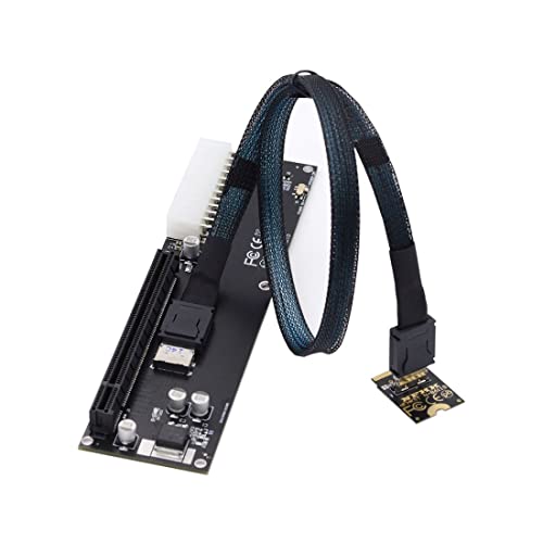 Chenyang Oculink SFF-8612 auf PCI-E 3.0 M.2 M-Key auf SFF-8611 Host Adapter für GPD Win Max2 Externe Grafikkarte auf SSD von chenyang