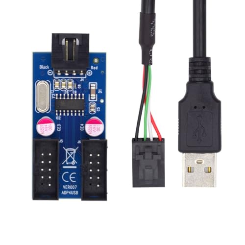 Chenyang USB 2.0 Typ A zu 9Pin Motherboard Header Erweiterung HUB Stecker Adapter Port Multilier von chenyang