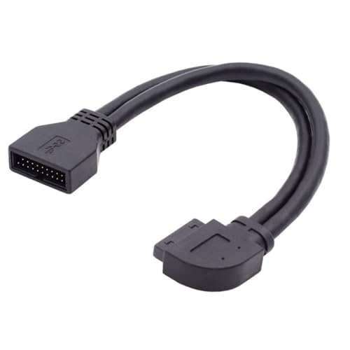 Chenyang USB 3.0 20Pin 19Pin Motherboard 90 Degree Left Angled Extension Cable 5Gbps von chenyang