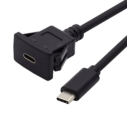 ChenYang USB 3.1 Gen 2 10Gbit/s Unterputz USB C Verlängerungskabel Stecker auf Buchse für die Armaturenbrettmontage im Auto Wasserdicht Staubdicht ChenYang USB 3.1 Gen 2 10Gbit/s Unterputz USB C Verlängerungskabel Stecker auf Buchse für die Armaturenbrettmontage im Auto Wasserdicht Staubdicht von chenyang