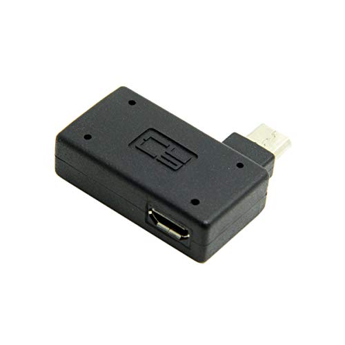 Jser 90 Grad rechtwinkliger Micro-USB 2.0 OTG Host-Adapter mit USB-Stromversorgung für Handy und Tablet von chenyang