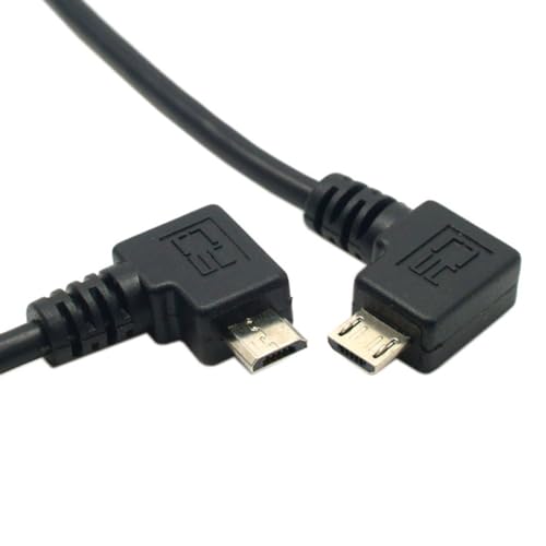 chenyang 2 PACK USB auf Micro USB Kabel, USB 2.0 Stecker auf Micro USB 5 poliger Stecker 90 Grad abgewinkeltes Lade Datenübertragungs Verlängerungskabel 1.5M chenyang 2 PACK USB auf Micro USB Kabel, USB 2.0 Stecker auf Micro USB 5 poliger Stecker 90 Grad abgewinkeltes Lade Datenübertragungs Verlängerungskabel 1.5M von chenyang