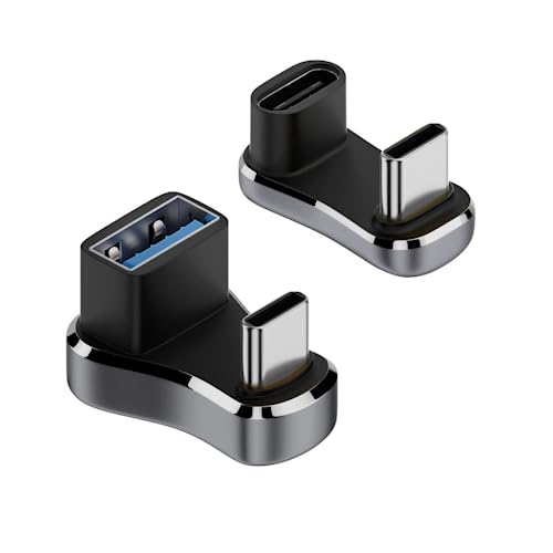 chenyang 2 Pack USB C Stecker auf USB 3.0/USB C Buchse 180 Grad Winkeladapter für Steam Deck unterstützt OTG 20/10Gbit/s PD36/140W 4K60Hz HDTV/Disk/Tastatur/Maus chenyang 2 Pack USB C Stecker auf USB 3.0/USB C Buchse 180 Grad Winkeladapter für Steam Deck unterstützt OTG 20/10Gbit/s PD36/140W 4K60Hz HDTV/Disk/Tastatur/Maus von chenyang
