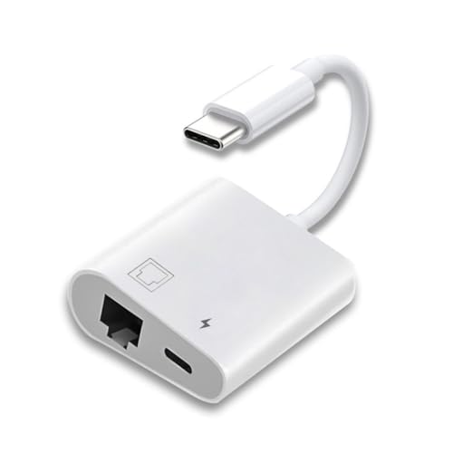 chenyang 2 in 1 USB C auf RJ45 100 Mbit/s Netzwerkadapter mit PD 24W Ladung für Laptop Tablet Telefon von chenyang