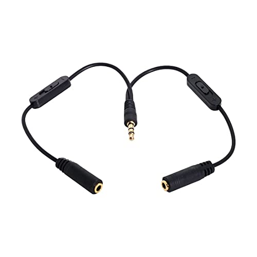 chenyang 3.5mm Stereo Male to Double 3.5mm Female Audio Headphone Y Splitter Cable with Volume Switch chenyang 3.5mm Stereo Male to Double 3.5mm Female Audio Headphone Y Splitter Cable with Volume Switch von chenyang
