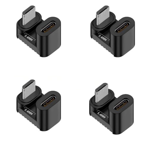 chenyang 4 Pack USB C auf Micro USB Adapter, Micro USB Stecker auf USB C Buchse 180 Grad nach oben abgewinkelter Konverteranschlussadapter unterstützt Ladedatensynchronisierung chenyang 4 Pack USB C auf Micro USB Adapter, Micro USB Stecker auf USB C Buchse 180 Grad nach oben abgewinkelter Konverteranschlussadapter unterstützt Ladedatensynchronisierung von chenyang