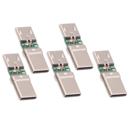 chenyang 5 PACK Micro USB OTG Adapter Micro USB Buchse auf USB C Stecker Mini Größe Anschluss Adapter von chenyang