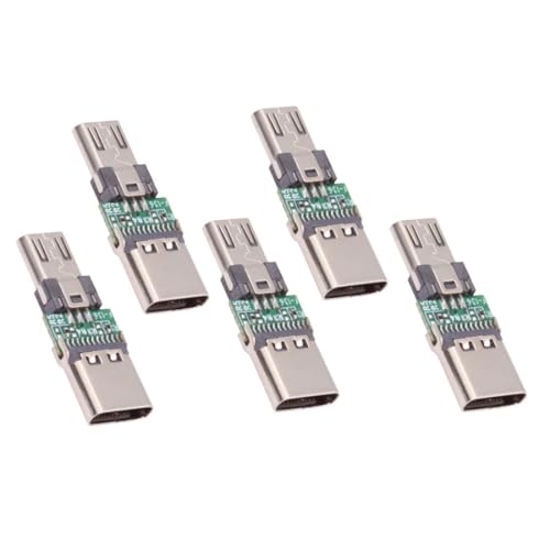 chenyang 5 PACK Micro USB OTG Adapter Micro USB Stecker auf USB C Buchse Mini Größe Anschluss Adapter chenyang 5 PACK Micro USB OTG Adapter Micro USB Stecker auf USB C Buchse Mini Größe Anschluss Adapter von chenyang