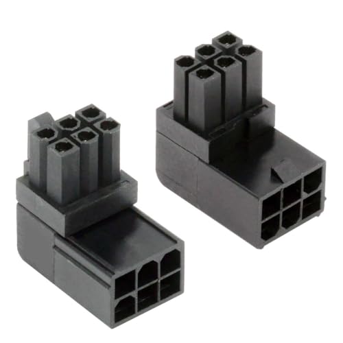 chenyang ATX 6Pin 90 Grad abgewinkelter Stromanschluss-Adapter für GPU-Grafikkarte 2 Stück/Set chenyang ATX 6Pin 90 Grad abgewinkelter Stromanschluss-Adapter für GPU-Grafikkarte 2 Stück/Set von chenyang