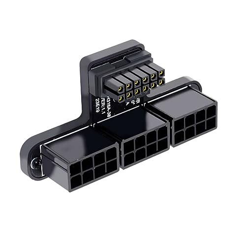 chenyang ATX3.0 PCI-E 5.0 12VHPWR 16Pin Power Modular auf 3 ATX 8Pin Stecker Adapter für 4080 5090TI Grafikkarte 90 Degree Down Angled von chenyang