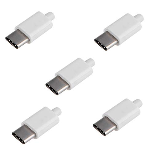 chenyang CY DIY 24pin USB 3.1 Typ C USB-C Stecker SMT Typ Stecker Stecker mit schwarzem Gehäuse Abdeckung, 5 Stück chenyang CY DIY 24pin USB 3.1 Typ C USB-C Stecker SMT Typ Stecker Stecker mit schwarzem Gehäuse Abdeckung, 5 Stück von chenyang