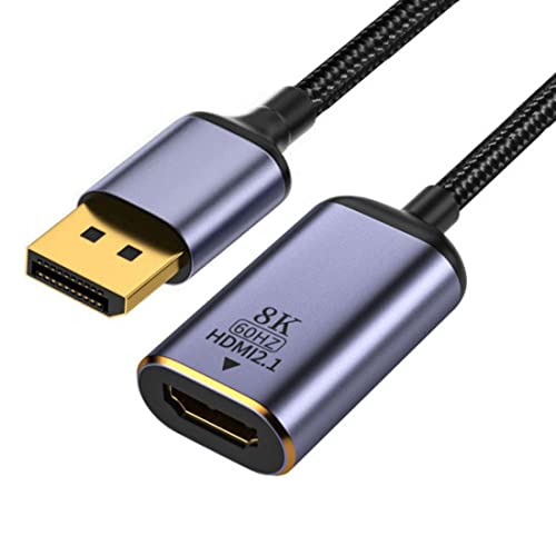 CY DisplayPort auf HDMI Adapter, DP DisplayPort 1.4 Source Stecker auf HDMI 2.0 Buchse Display 8K 60Hz UHD 4K Monitor Adapterkabel CY DisplayPort auf HDMI Adapter, DP DisplayPort 1.4 Source Stecker auf HDMI 2.0 Buchse Display 8K 60Hz UHD 4K Monitor Adapterkabel von chenyang