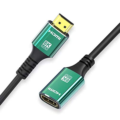 chenyang CY HDMI Verlängerungskabel (48GBit/s,8K,4K,120Hz,Ultra-HD,HDMI 2.1 Stecker auf Buchse Verlängerungskabel mit Audio und Ethernet) von chenyang