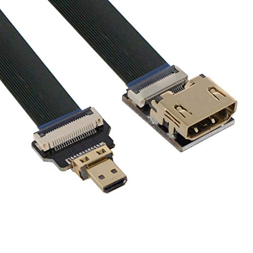 chenyang CY HDMI zu Micro HDMI Kabel CYFPV HDMI Buchse zu Micro HDMI Stecker Verlängerung FPC Flachkabel 1080P für FPV HDTV Multikopter Luftaufnahmen von chenyang