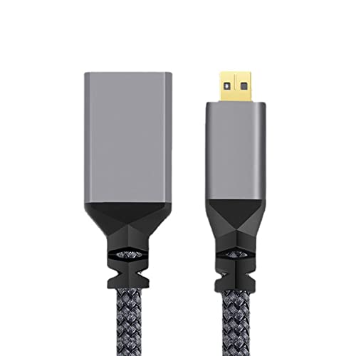 chenyang CY Micro HDMI zu HDMI Kabel,Micro HDMI 1.4 Stecker auf HDMI Buchse 4K Verlängerungskabel für DV MP4 Kamera DC Laptop von chenyang
