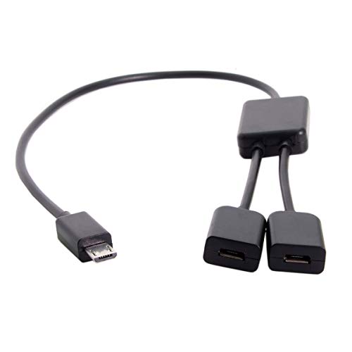 chenyang CY Micro USB to Dual Ports Micro USB Female Hub Cable for Laptop PC & Mouse & Flash Disk von chenyang