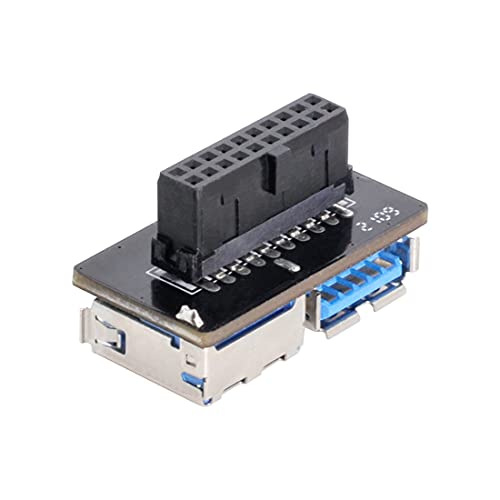 chenyang CY Motherboard 20/19 Pin Box Header Steckplatz zu Dual USB 3.0 A Typ Adapter PCBA Flat Type von chenyang