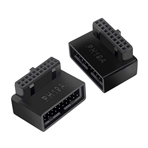 chenyang CY Motherboard USB 3.0 20Pin Stecker auf Buchse Verlängerungsadapter nach Oben und unten abgewinkelt 90 Grad Overmold 1Set/2Pcs chenyang CY Motherboard USB 3.0 20Pin Stecker auf Buchse Verlängerungsadapter nach Oben und unten abgewinkelt 90 Grad Overmold 1Set/2Pcs von chenyang