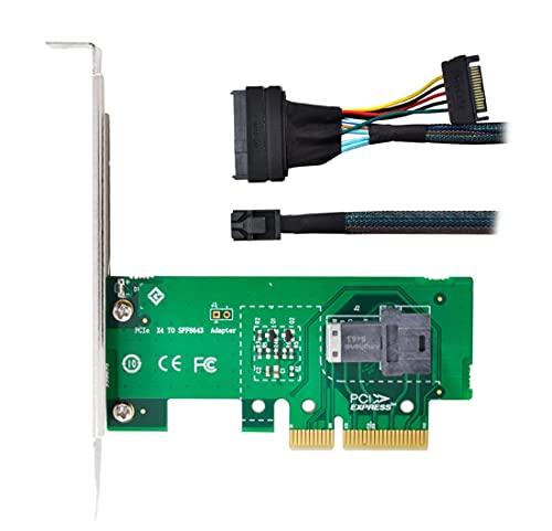 chenyang CY PCI-E 3.0 4.0 x4 zu SFF-8643 36Pin Kartenadapter mit SFF-8643 zu U.2 U2 SFF-8639 NVME PCIe SSD Kabel für Mainboard SSD von chenyang
