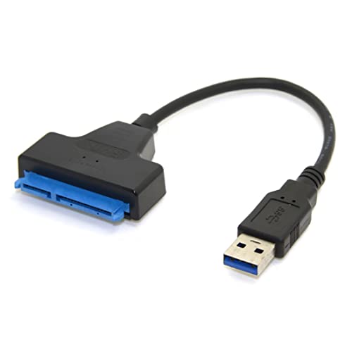 chenyang CY SATA zu USB 3.0 Kabel,USB 3.0 zu SATA 22 Pin Adapterkabel für 2,5" Festplattentreiber SSD von chenyang