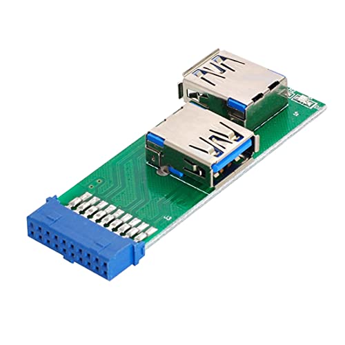 chenyang CY USB 3.0 Type A Buchse Dual Side zu Motherboard 20 Pin 19 Pin Box Header Slot Adapter PCBA mit LED von chenyang