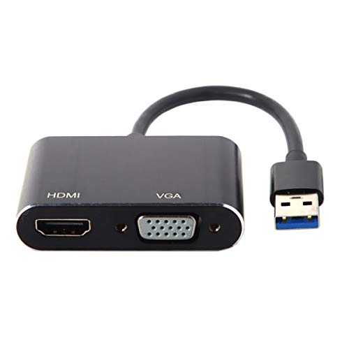 chenyang CY USB 3.0 & 2.0 zu HDMI & VGA HDTV Adapterkabel Externe Grafikkarte für Windows MacBook Laptop von chenyang