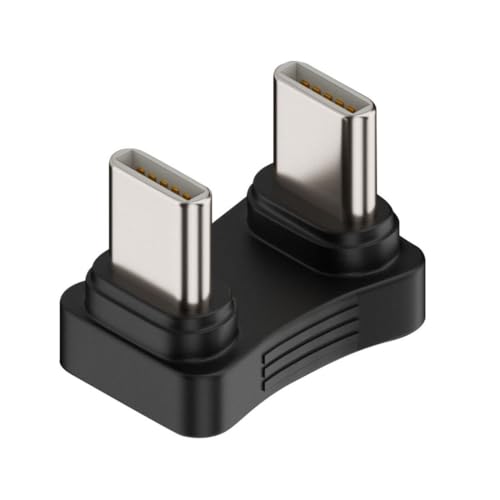chenyang CY USB C Koppler Adapter,USB Typ C Stecker auf Stecker Verlängerungs Stromdatenadapter gegenüber U-Form zurückgewinkelt für Power Bank Telefon Laptop chenyang CY USB C Koppler Adapter,USB Typ C Stecker auf Stecker Verlängerungs Stromdatenadapter gegenüber U-Form zurückgewinkelt für Power Bank Telefon Laptop von chenyang