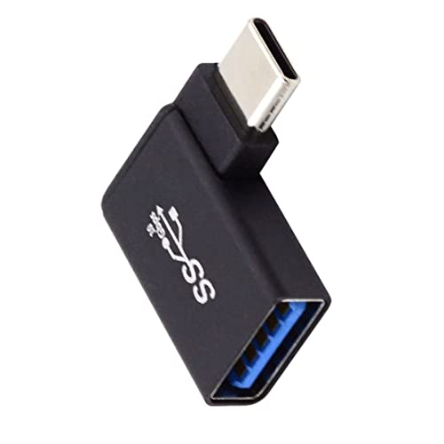 chenyang CY USB C OTG Adapter,USB Typ C Stecker auf USB 3.0 Typ A Buchse OTG Adapter 90 Grad gewinkelt für Laptop Tablet Telefon von chenyang