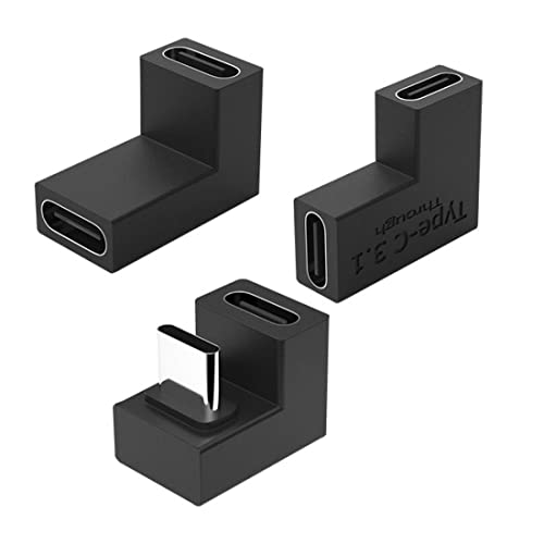 ChenYang CY USB-C USB 3.1 Type C Stecker Buchse auf USB-C Buchse Leistungsdaten 10 Gbit/s 90 Grad Adapter für NS Switch & Phone 3 Teile/Set ChenYang CY USB-C USB 3.1 Type C Stecker Buchse auf USB-C Buchse Leistungsdaten 10 Gbit/s 90 Grad Adapter für NS Switch & Phone 3 Teile/Set von chenyang