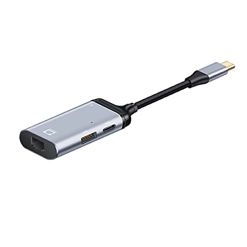 chenyang CY USB3.1 Type C USB C zu 1000-Mbit/s Gigabit Ethernet Netzwerk LAN Adapter mit Type C PD Stromanschluss für Tablet Phone Laptop von chenyang
