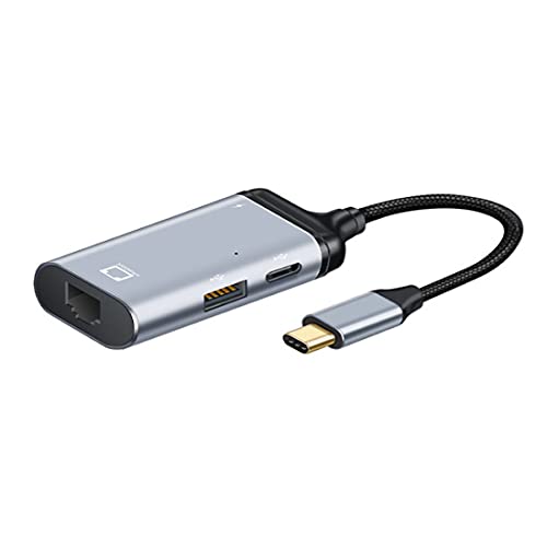 chenyang CY USB3.1 Type C USB C zu 1000-Mbit/s Gigabit Ethernet Netzwerk LAN Adapter mit Type C PD Stromanschluss für Tablet Phone Laptop von chenyang