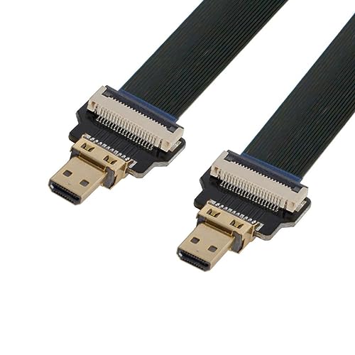 chenyang CYFPV Micro HDMI Stecker auf Stecker Verlängerung FPC Flachkabel 1080P für FPV HDTV Multicopter Luftaufnahmen 0.2M von chenyang