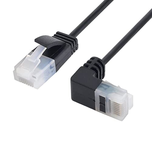 chenyang Cat6 RJ45 Ultra Slim Ethernet 90 Grad nach unten abgewinkelt Verlängerungskabel für Laptop Router TV Box 3.0M chenyang Cat6 RJ45 Ultra Slim Ethernet 90 Grad nach unten abgewinkelt Verlängerungskabel für Laptop Router TV Box 3.0M von chenyang