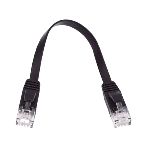 chenyang Cat6 RJ45 Ultra Slim Flat Ethernet UTP Netzwerkkabel Twisted Pair Patchkabel für Laptop Router 0.2M von chenyang