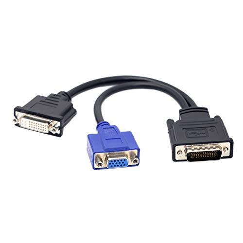 chenyang DMS 59Pin auf DVI 24+5 ＆ VGA RGB 15Pin Splitter Verlängerungskabel für PC Grafikkarte von chenyang