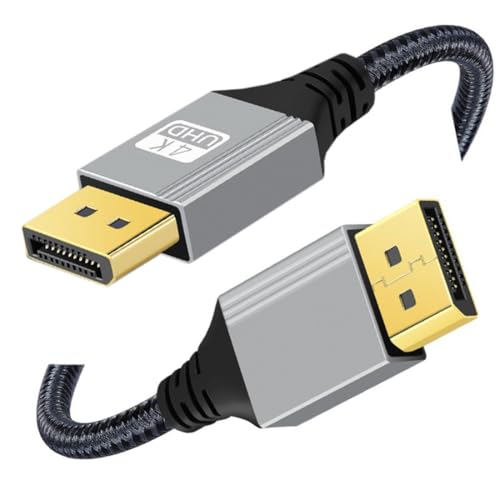 chenyang DisplayPort 1.2 Kabel, DisplayPort auf DisplayPort 4K@60Hz 2K@144Hz High Speed vergoldetes geflochtenes Kabel 2.0M für Computer, Desktop, Laptop, Monitor, Projektor chenyang DisplayPort 1.2 Kabel, DisplayPort auf DisplayPort 4K@60Hz 2K@144Hz High Speed vergoldetes geflochtenes Kabel 2.0M für Computer, Desktop, Laptop, Monitor, Projektor von chenyang